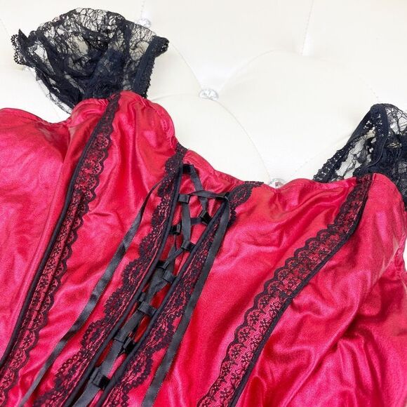 Red corset size large - Picture 3 of 9